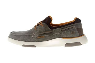 Skechers BELLINGER GARMO Sneakers in Übergrößen Braun 65896 BRN große Herrenschuhe