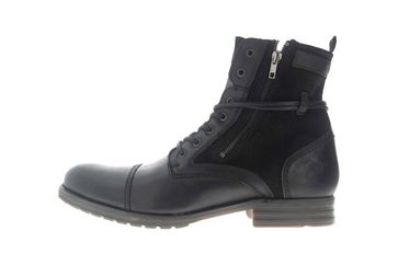 Mustang Shoes Ankle Boots in Übergrößen Schwarz 4899-501-9 große Herrenschuhe