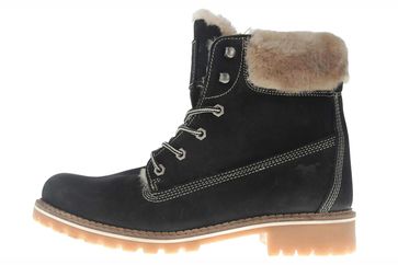 Mustang Shoes Boots in Übergrößen Schwarz 2837-606-9 große Damenschuhe