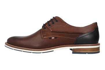Fretz Men Andrew Halbschuhe in Übergrößen Braun 6930.4580-82 große Herrenschuhe