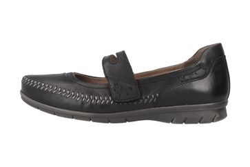 Jana Ballerina in Übergrößen Schwarz 8-24611-22 001 große Damenschuhe