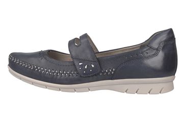 Jana Ballerina in Übergrößen Blau 8-24611-22 846 große Damenschuhe