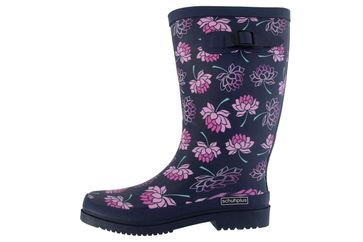 schuhplus Gummistiefel in Übergrößen Blau Lena große Damenschuhe