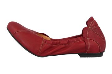 Think! Balla Ballerina in Übergrößen Rot 3-83161-72 große Damenschuhe