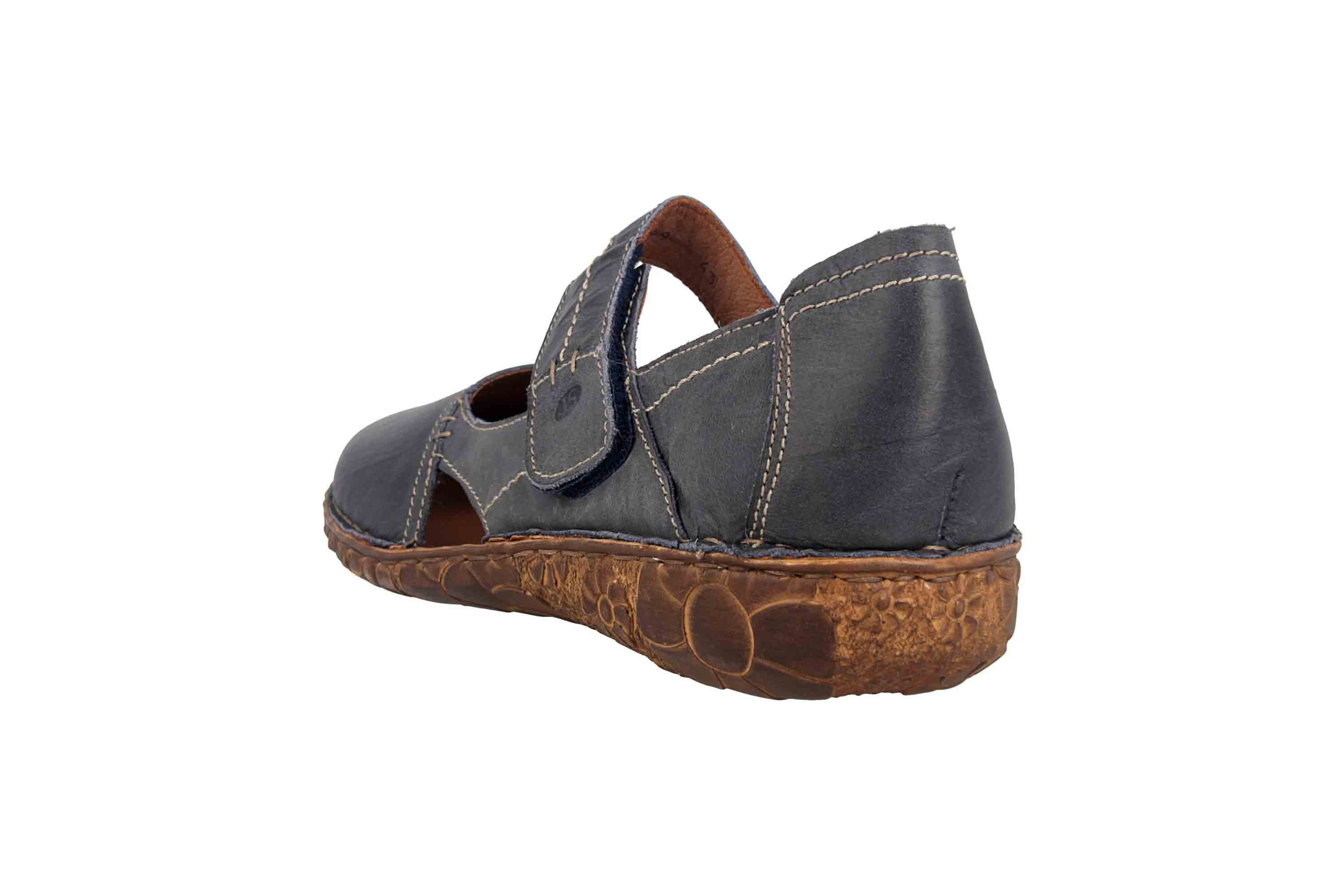 Josef Seibel Balleina Rosalie 13 blau Leder Sandale 79513 95 530 Klettverschluss