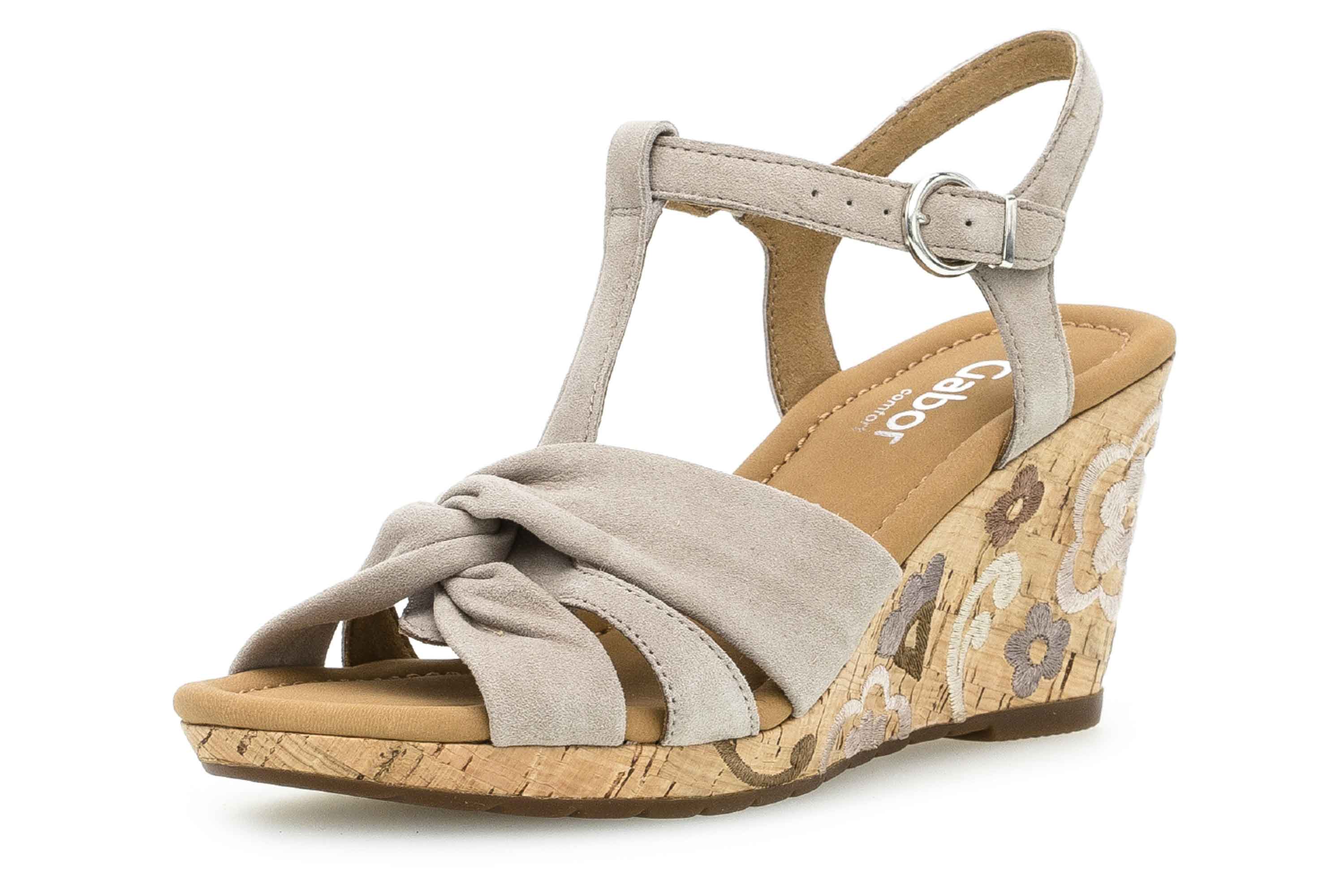 Gabor Comfort Sport Sandaletten in Übergrößen Braun 22.828 Gabor Comfort Sport Sandaletten in Übergrößen Braun 22.828