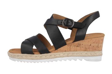 Gabor Comfort Sport Sandaletten in Übergrößen Schwarz 22.832.57 große Damenschuhe