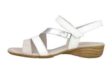 Gabor Casual Sandaletten in Übergrößen Weiss 24.551.61 große Damenschuhe