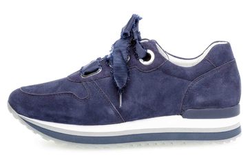 Gabor Comfort Basic Sneaker in Übergrößen Blau 26.445.16 große Damenschuhe