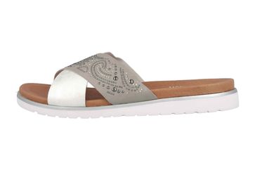 Remonte Pantoletten in Übergrößen Silber D4050-90 große Damenschuhe