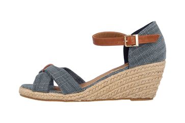 Mustang Shoes Sandaletten in Übergrößen Blau 1248-803-8 große Damenschuhe