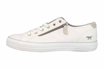 Mustang Shoes Sneaker in Übergrößen Weiß 1272-305-1 große Damenschuhe