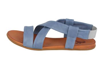 Mustang Shoes Sandalen in Übergrößen Blau 8003-802-88 große Damenschuhe