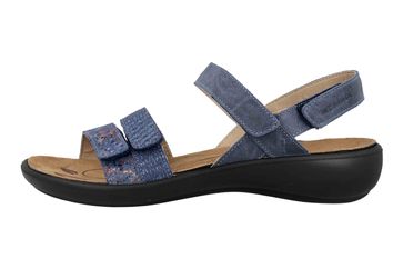 Romika Ibiza 103 Sandalen in Übergrößen Blau 16103 206 531 große Damenschuhe