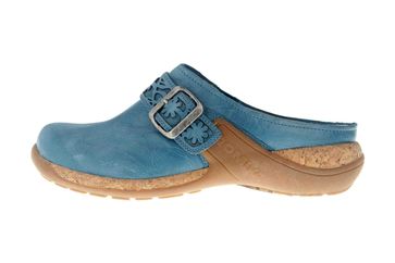 Romika Milla 122 Clogs in Übergrößen Blau 10182 40 515 große Damenschuhe