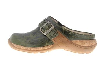 Romika Milla 122 Clogs in Übergrößen Grün 10182 40 630 große Damenschuhe