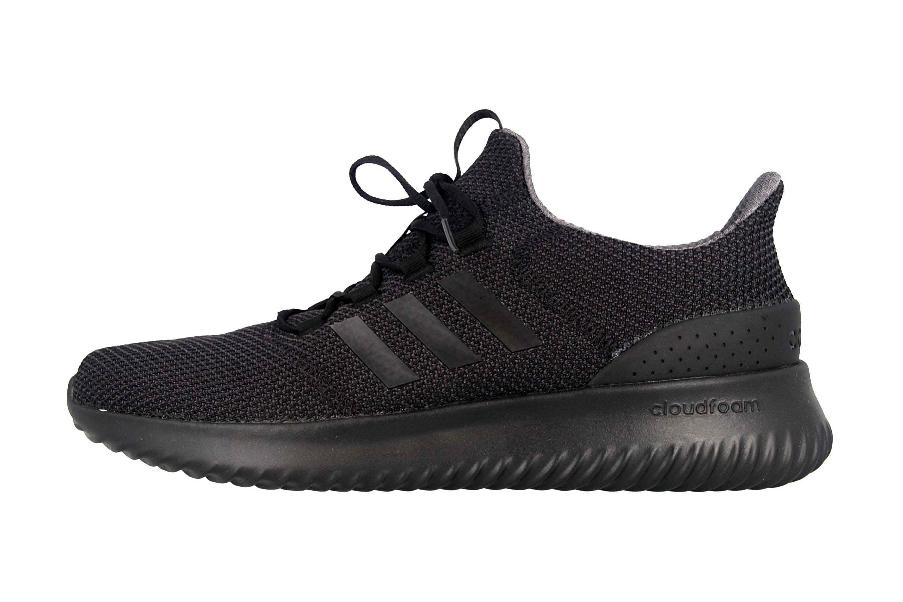Ultimate Adidas Übergrößen Schwarz Sneaker Große Cloudfoam Adidas Cloudfoam Ultimate Sneaker in Übergrößen Schwarz