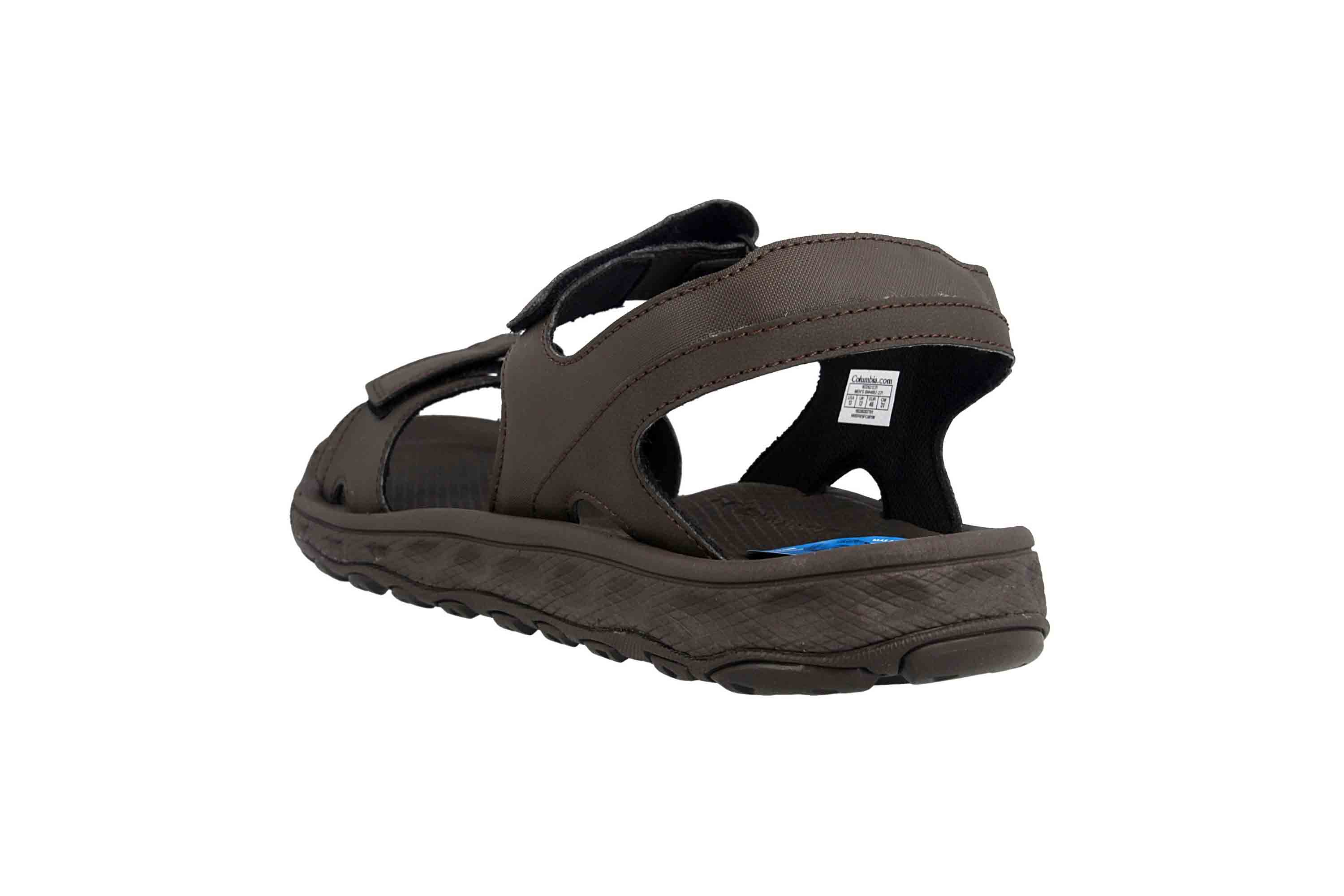 Columbia Buxton Sandales en Grande Taille Marron BM 4692-231 grandes Chaussures Hommes