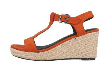 Andres Machado Sandaletten in Übergrößen Orange AM5343 Ante Naranja große Damenschuhe
