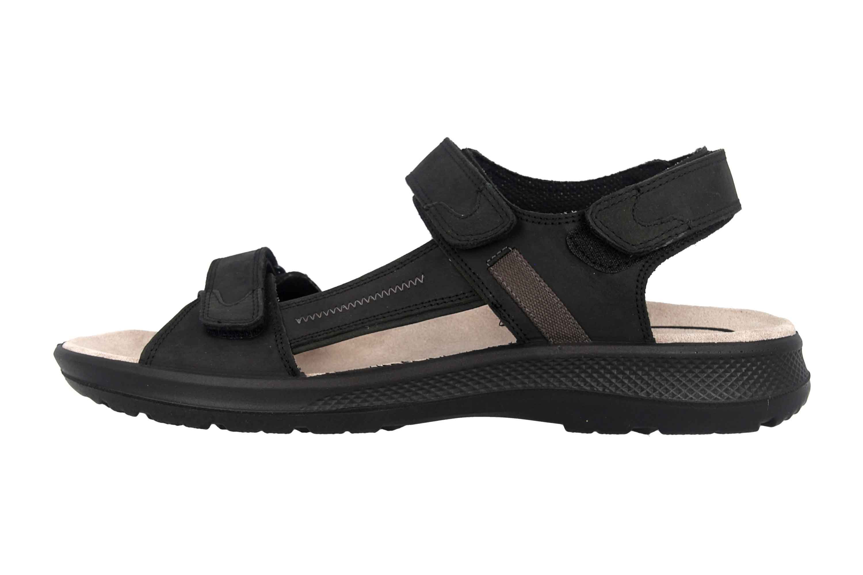 Jomos Sandalen in Übergrößen Schwarz 506605 166 0044 große Herrenschuhe