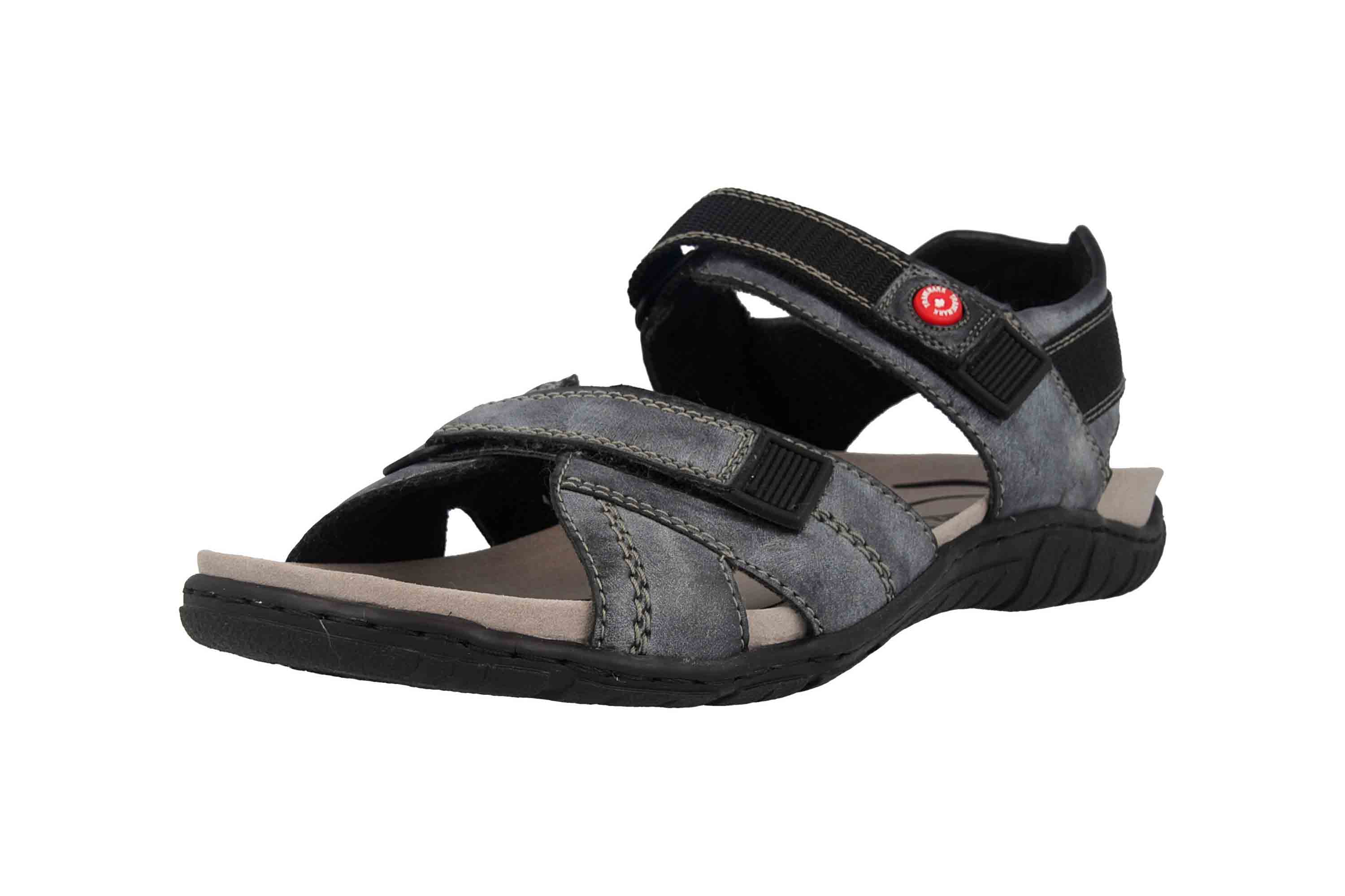 Rieker Sandalen in Übergrößen Blau 26851 14 große Herrenschuhe Rieker Sandalen in Übergrößen Blau 26851 14 große Herrenschuhe