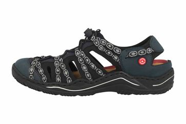 Rieker Sneaker in Übergrößen Blau L0577-15 große Damenschuhe