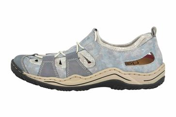 Rieker Sneaker in Übergrößen Blau L0561-12 große Damenschuhe