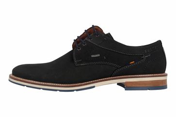 Fretz Men Andrew Halbschuhe in Übergrößen Schwarz 6961.4516-51 große Herrenschuhe