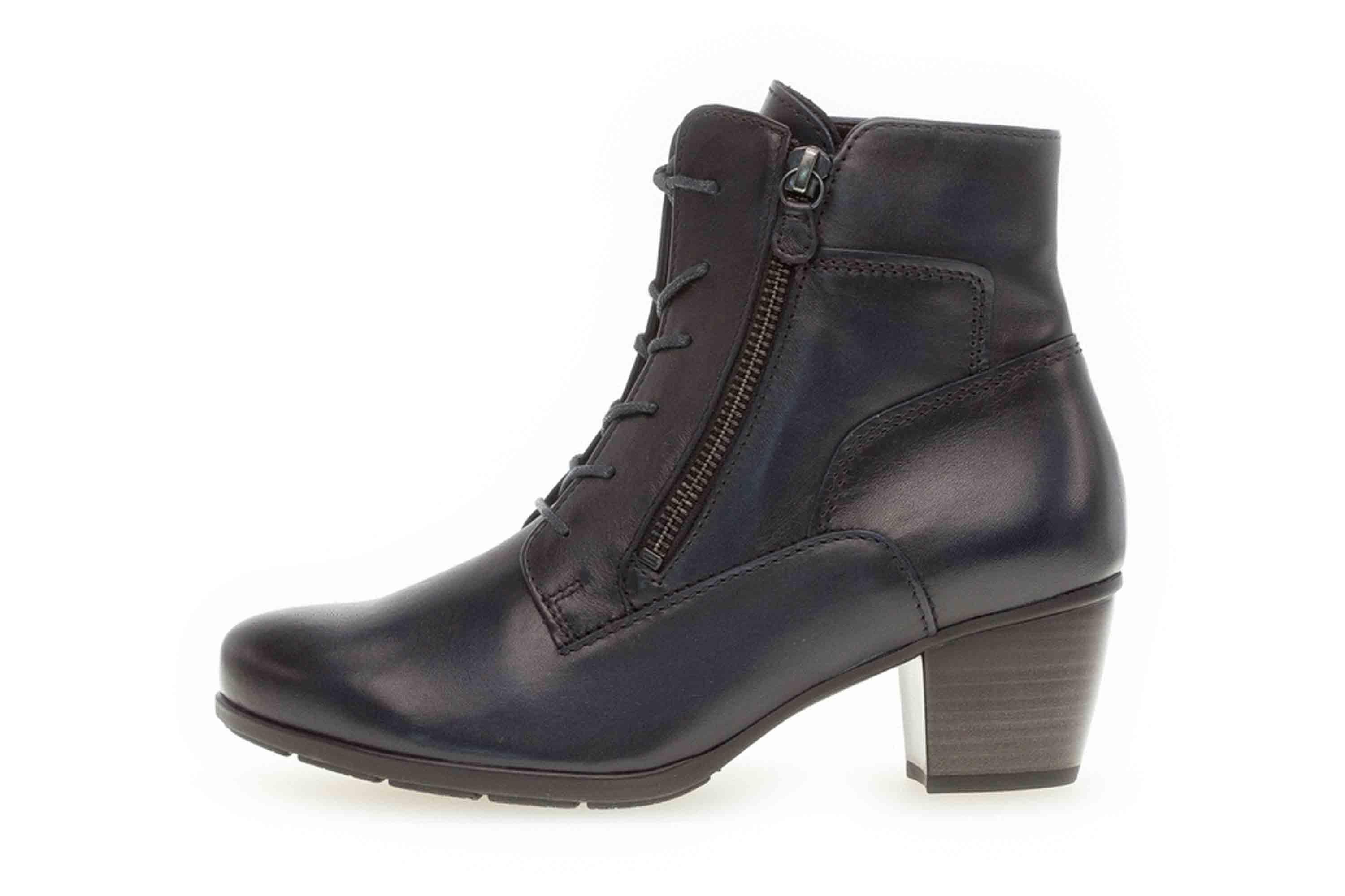 Gabor Basic Stiefeletten in Übergrößen Blau 35.525.26 große Damenschuhe