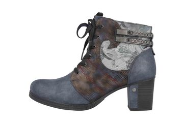 Mustang Shoes Stiefeletten in Übergrößen Blau 1286-507-800 große Damenschuhe