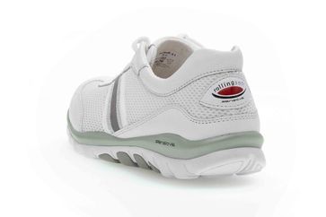Gabor rollingsoft Sneaker in Übergrößen Weiß 46.465.50 große Damenschuhe