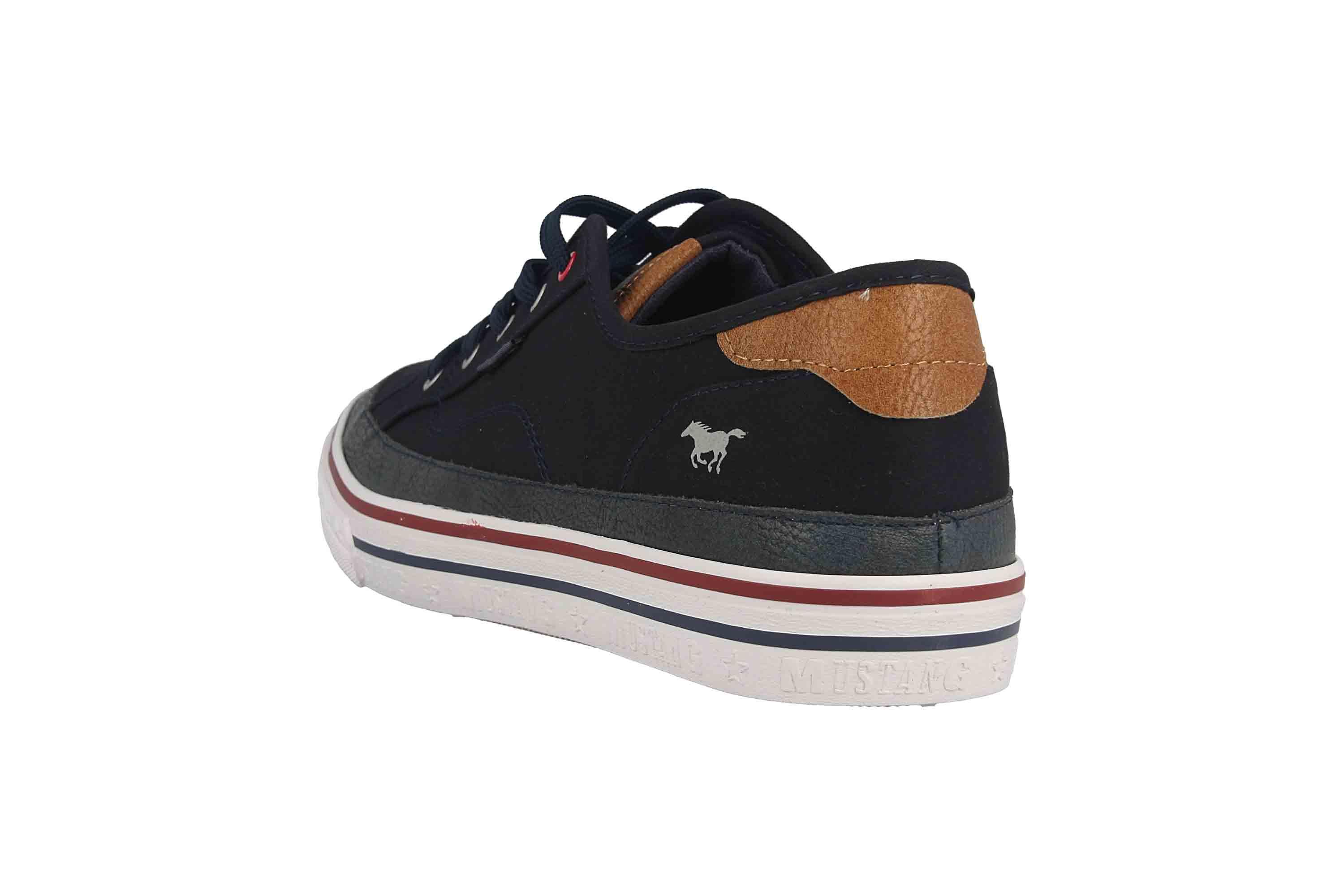 MUSTANG 1313-301-820 - Scarpe da Ginnastica Basse Donna, Blu