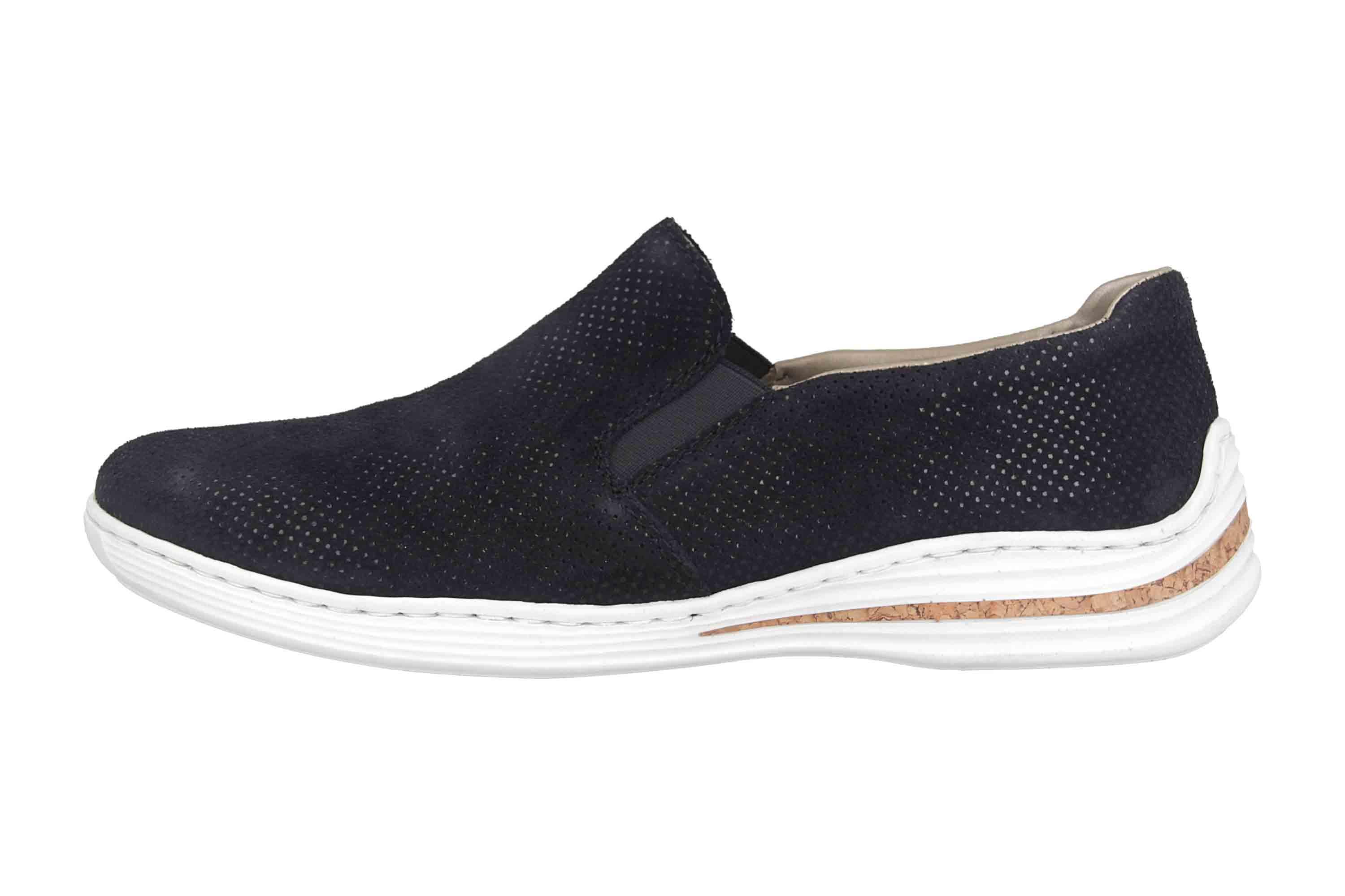 Rieker Slipper in Übergrößen Blau M3551 14 große Damenschuhe | | Rieker Womens Slipper F 1 | Shoes