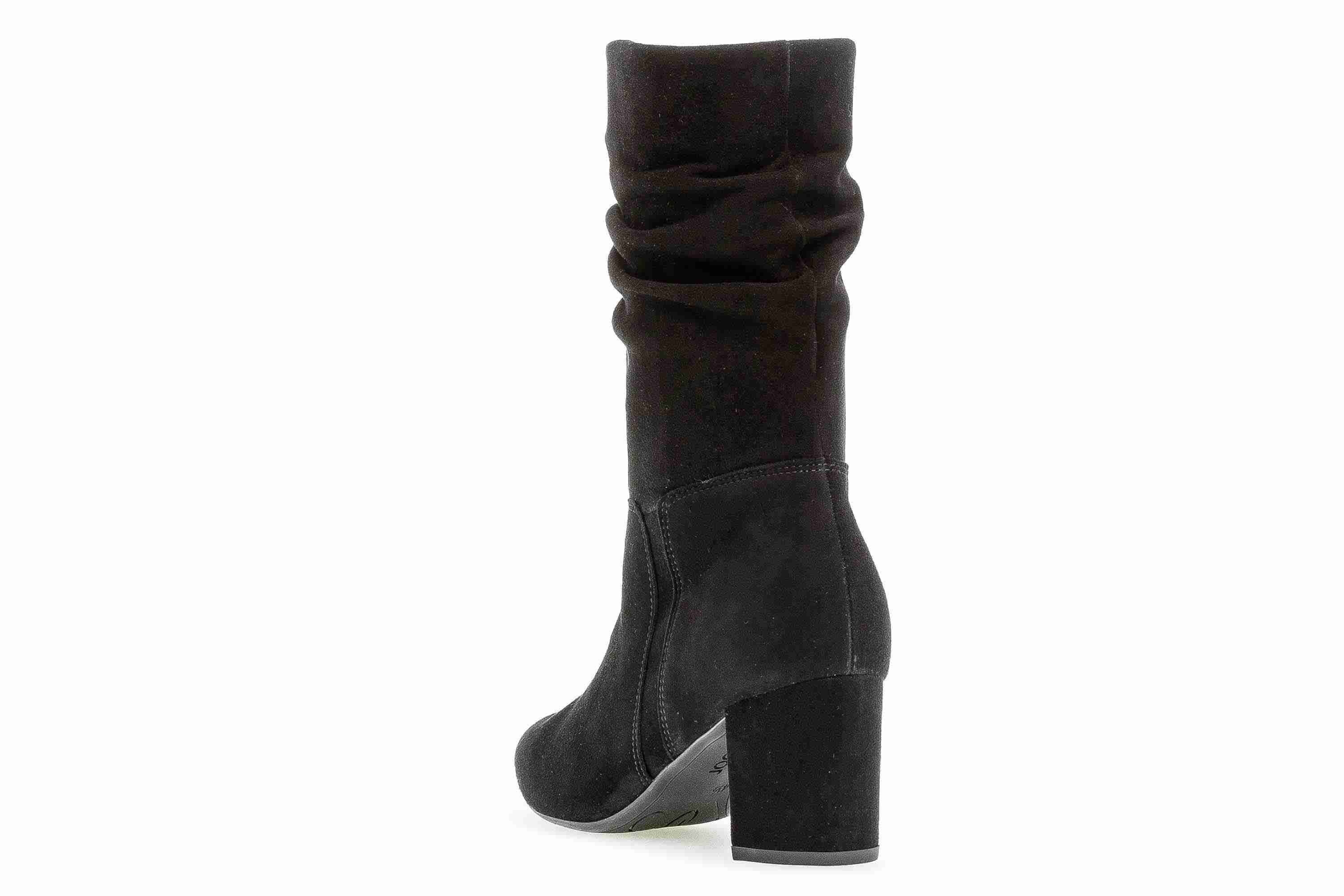 Gabor Basic Stiefel in Übergrößen Schwarz 55.611.17 große Damenschuhe