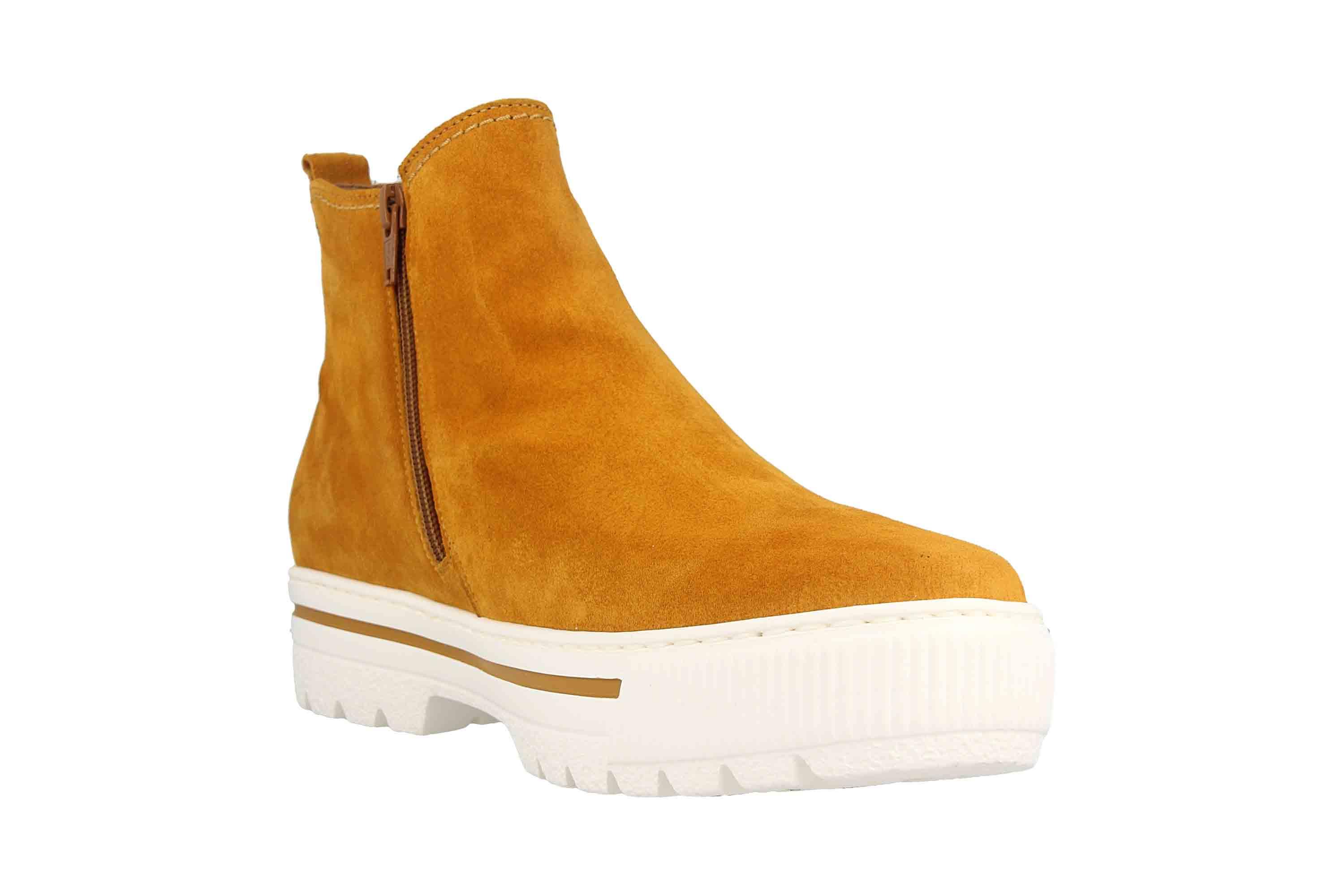 Gabor Senffarbene Stiefeletten Gabor Gelbe Boots Gabor Comfort