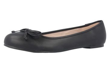 Andres Machado Ballerinas in Übergrößen Schwarz TG104 Soft Negro große Damenschuhe