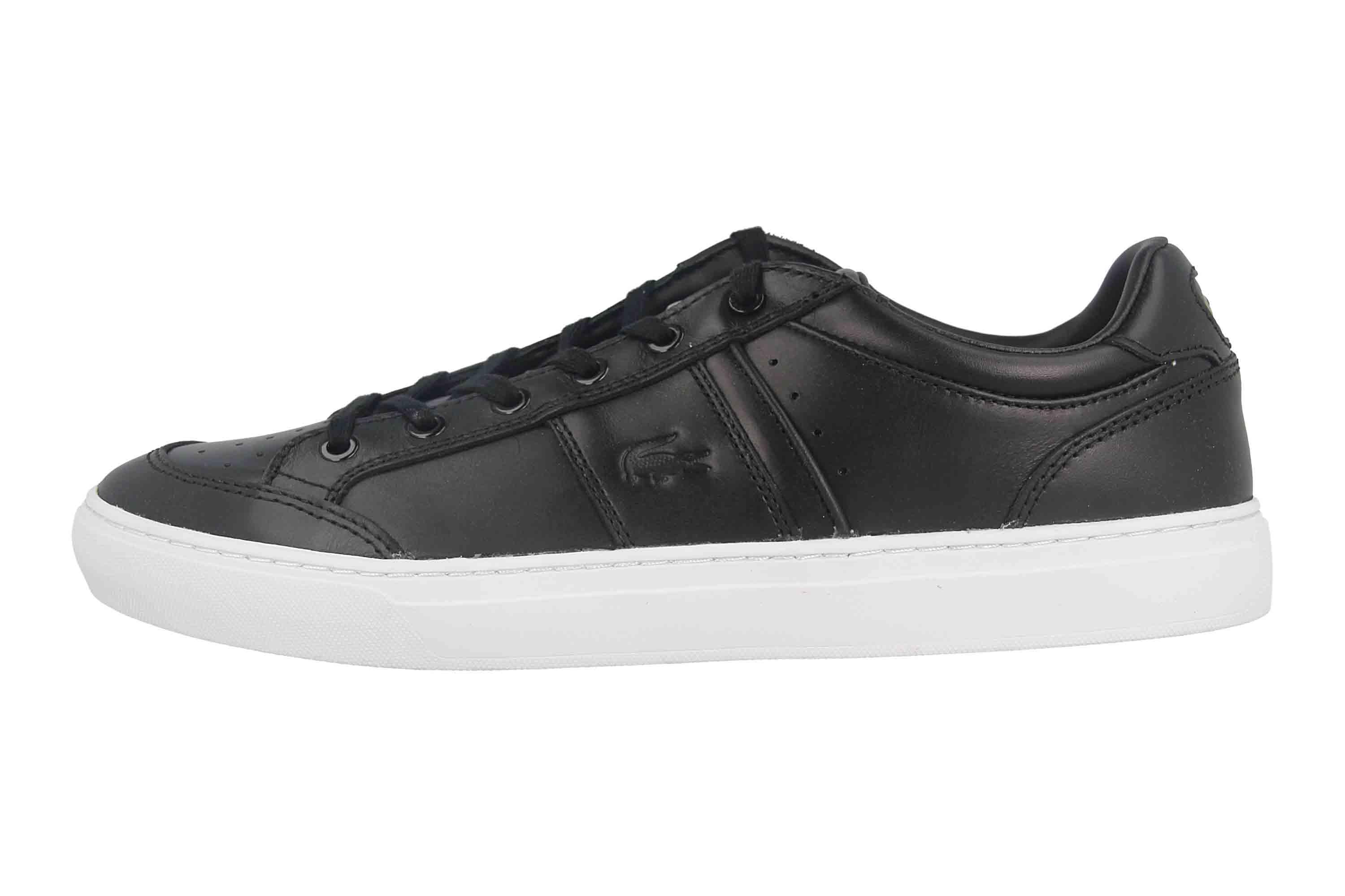 Lacoste Courtline 0320 Sneaker in Übergrößen Schwarz 40CMA0008312 große Herrenschuhe