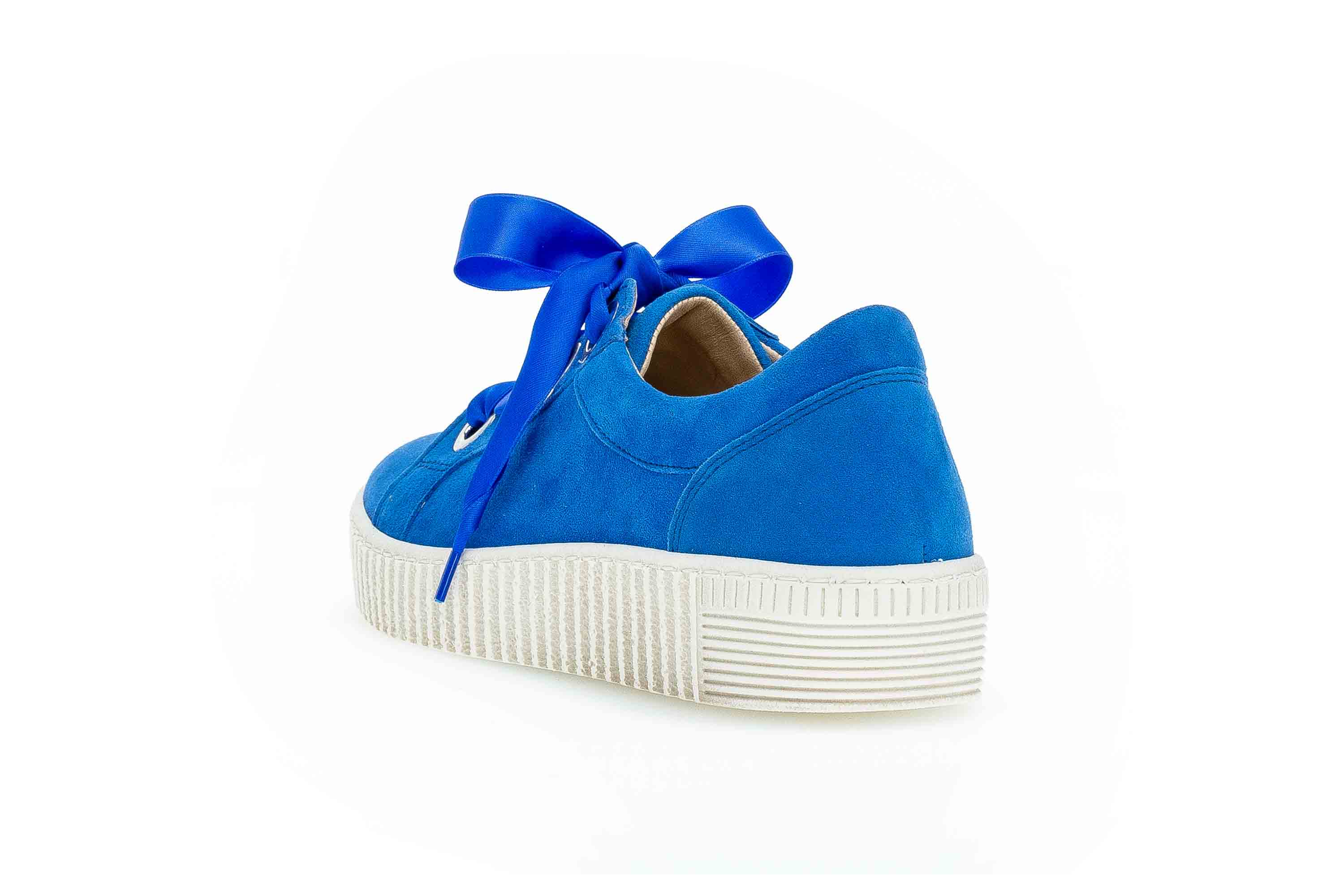 Gabor Damen Gabor Sneaker Glattleder Blau Gabor Sportliche