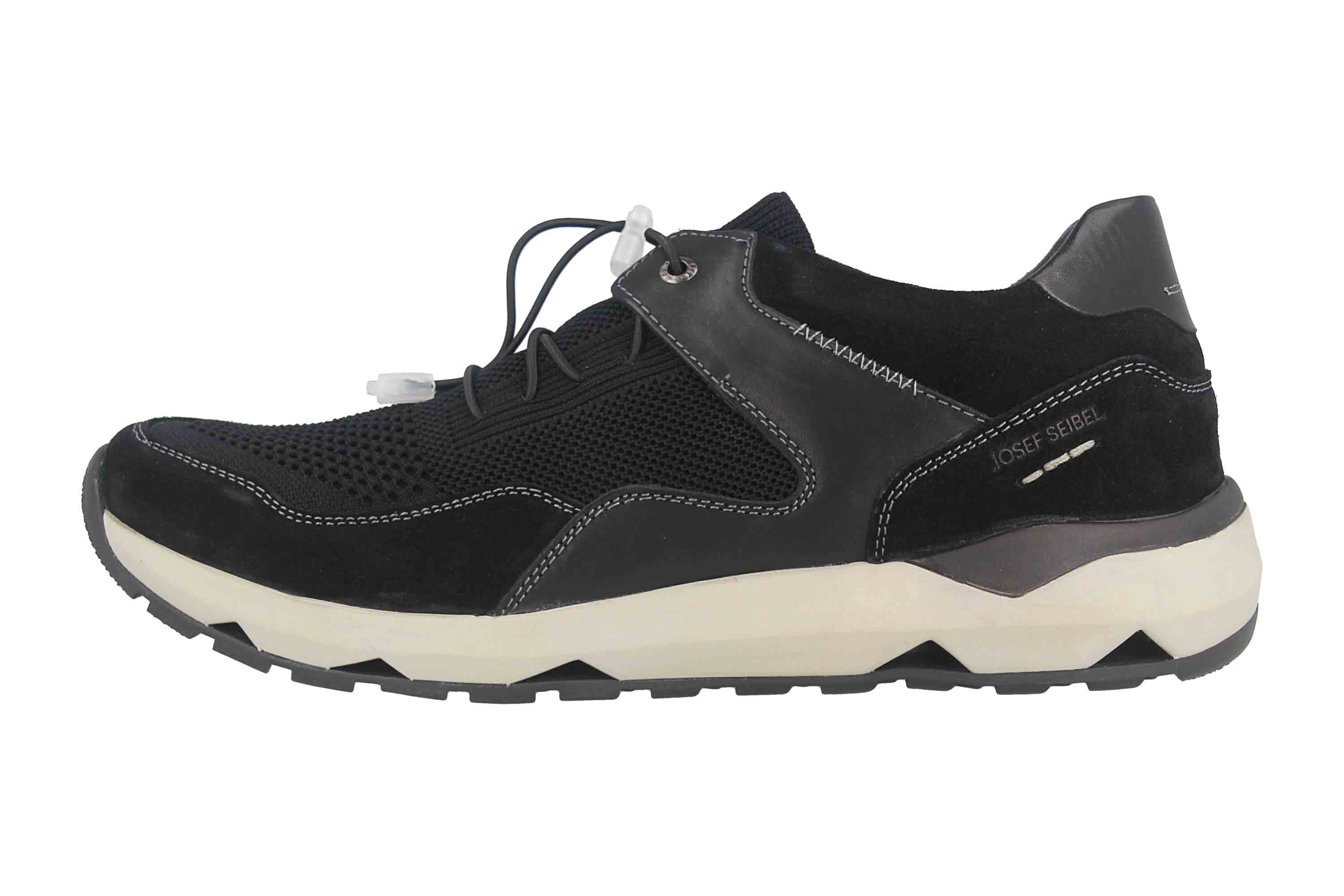 Josef Seibel Jeremiah 02 Sneaker in Übergrößen Schwarz 37702 TE325 101 große Herrenschuhe