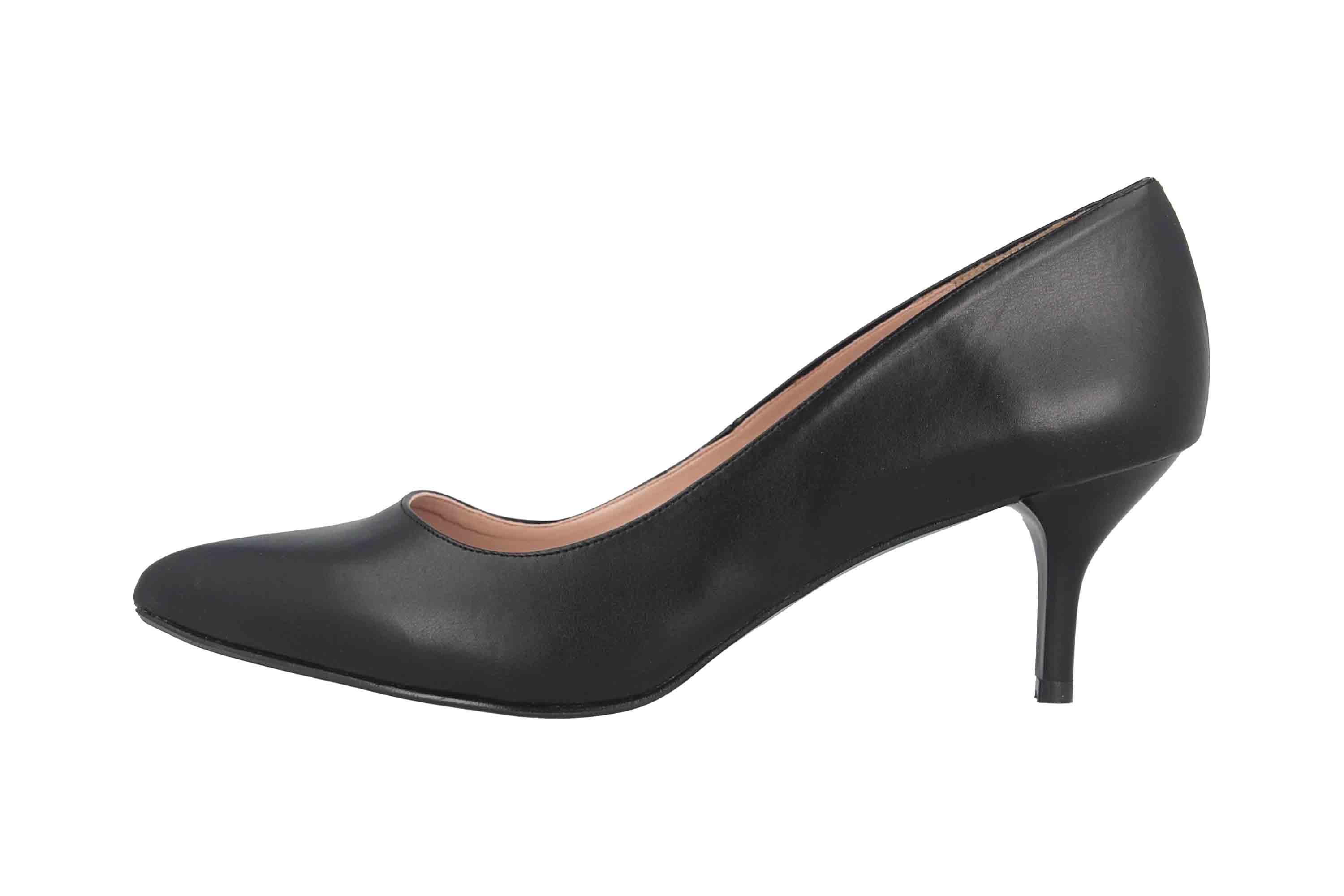 GIULIA Pumps in Übergrößen Schwarz 64420 NEGRO NAPA große Damenschuhe