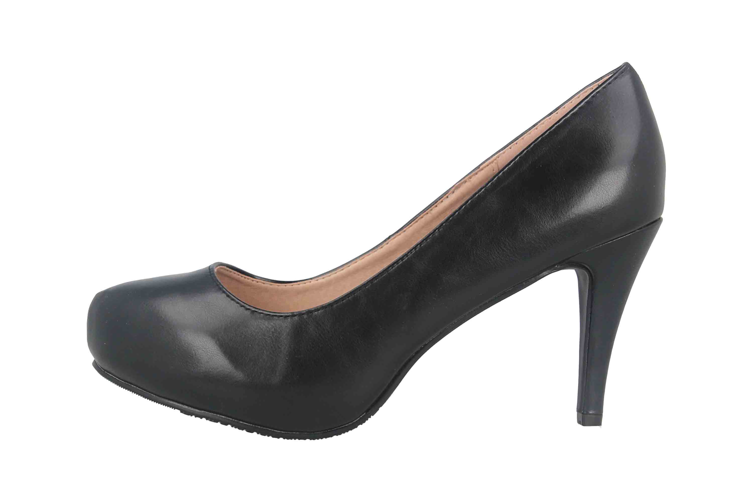 Andres Machado Pumps in Übergrößen Schwarz AM293 Soft Negro große Damenschuhe