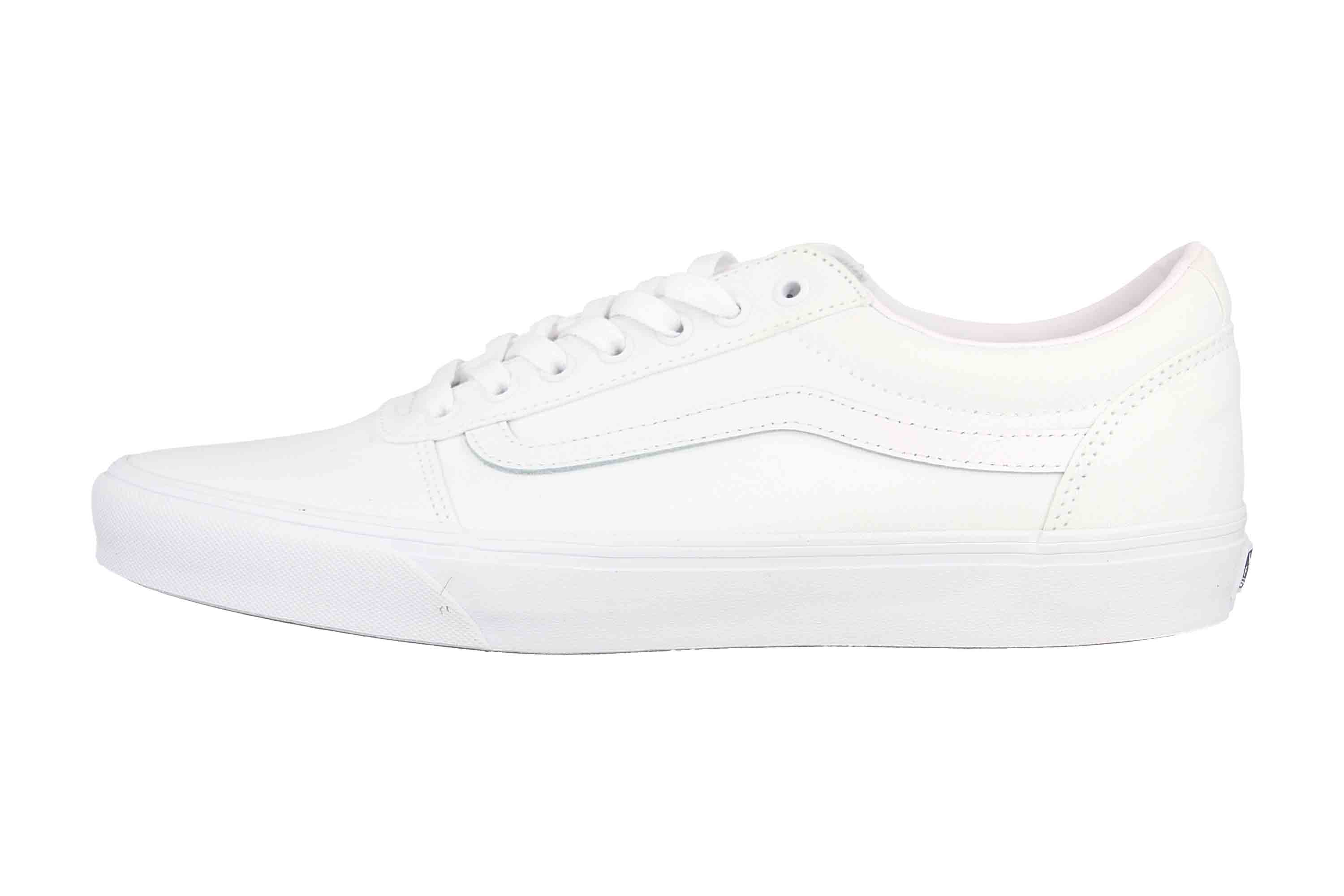 VANS MN Ward CANVAS (Canvas) white/white Sneaker in Übergrößen Weiß VN0A38DM7HN1 große Herrenschuhe