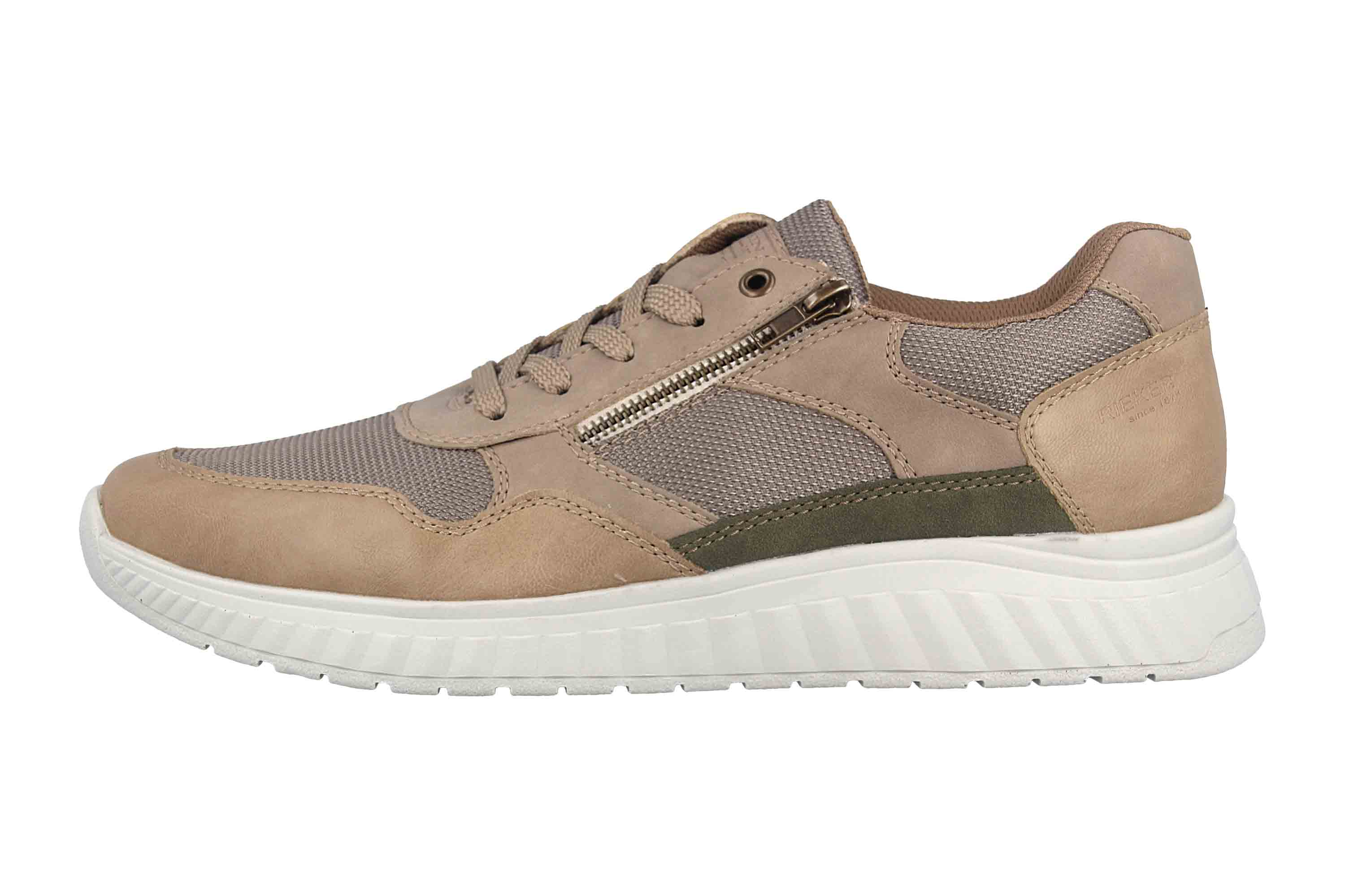 Rieker Halbschuhe in Übergrößen Beige B0600-64 große Herrenschuhe