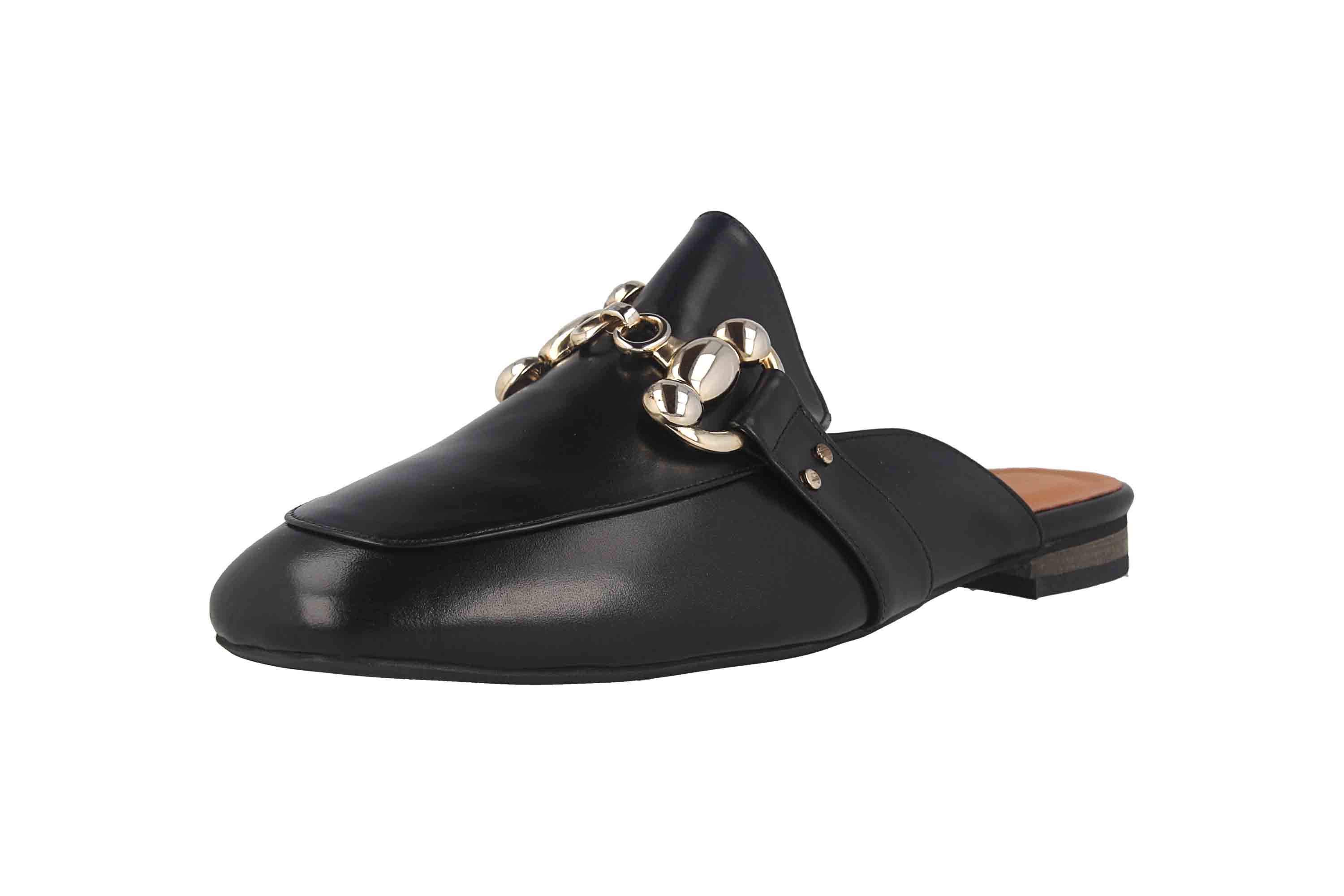 Babouche Lifestyle Pantoletten in Übergrößen Schwarz G5617-1-1 große Damenschuhe - 6