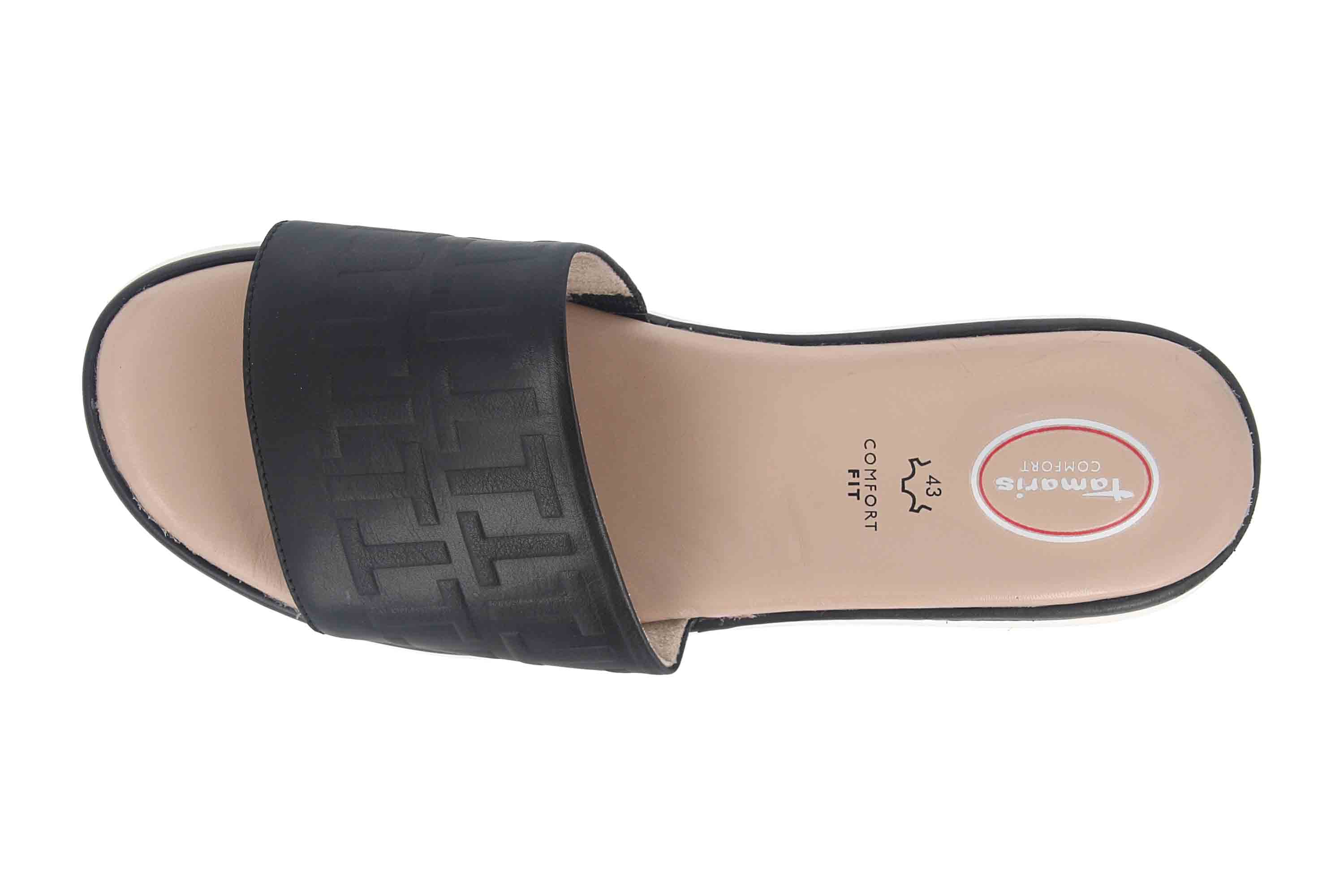 Mules BjÃ¶rndal Pantolette Damen Schwarz Tamaris Pantoletten Leder