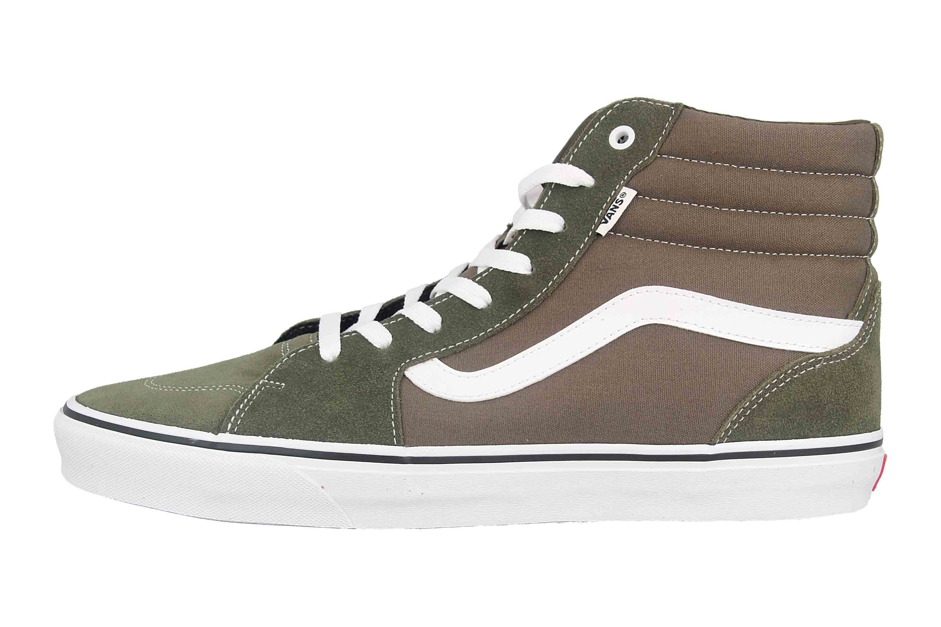 VANS MN Filmore Hi SUEDE/CANVAS GRAPE LEAF/WHITE Sneaker in Übergrößen Grün VN0A5KXTRQV1 große Herrenschuhe