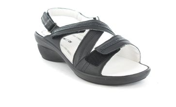 SALE - ROMIKA - Damen Sandaletten - Schwarz Schuhe in Übergrößen