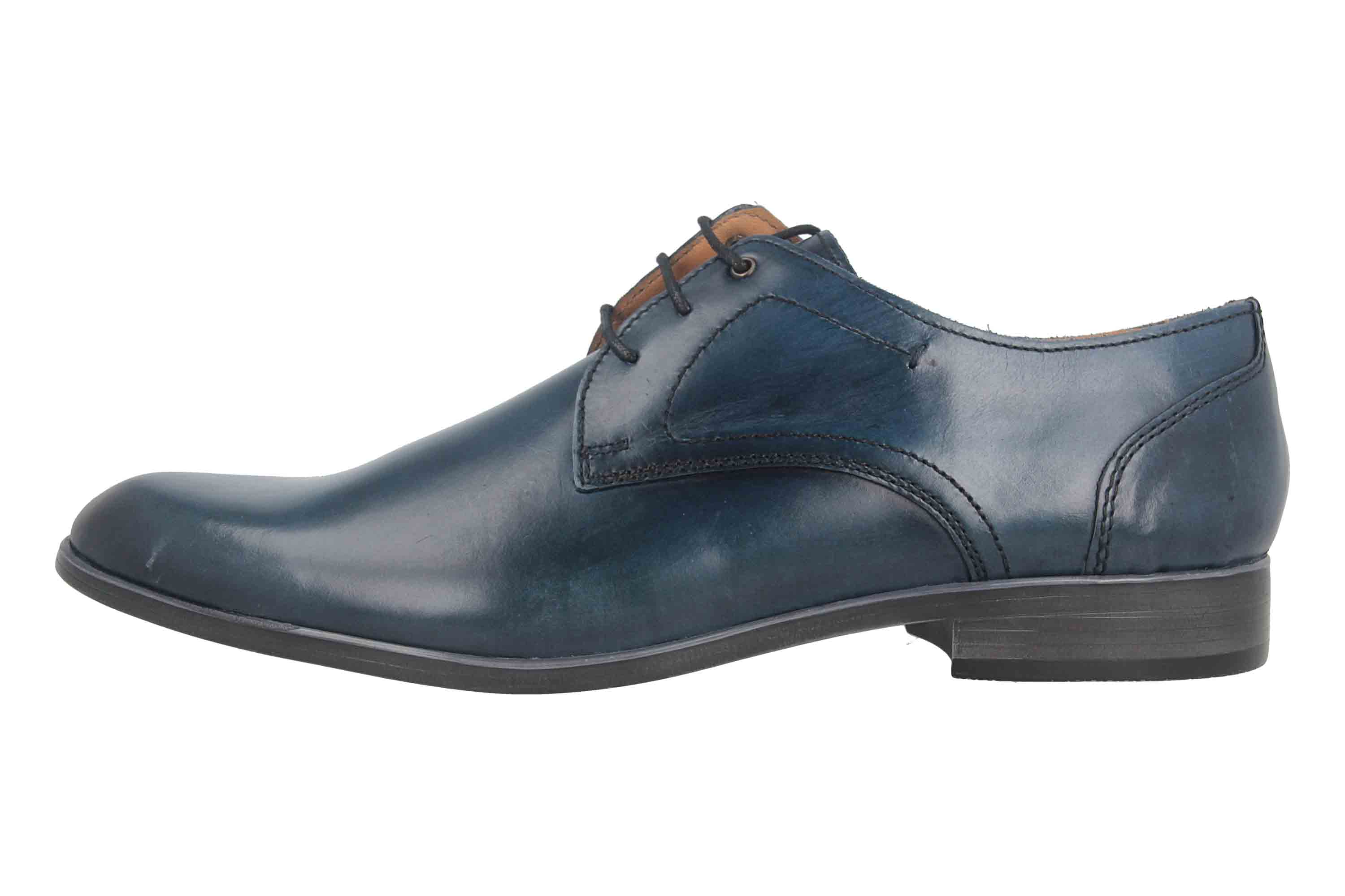 Fretz Men Oskar Halbschuhe in Übergrößen Blau 7165.1232-60 große Herrenschuhe