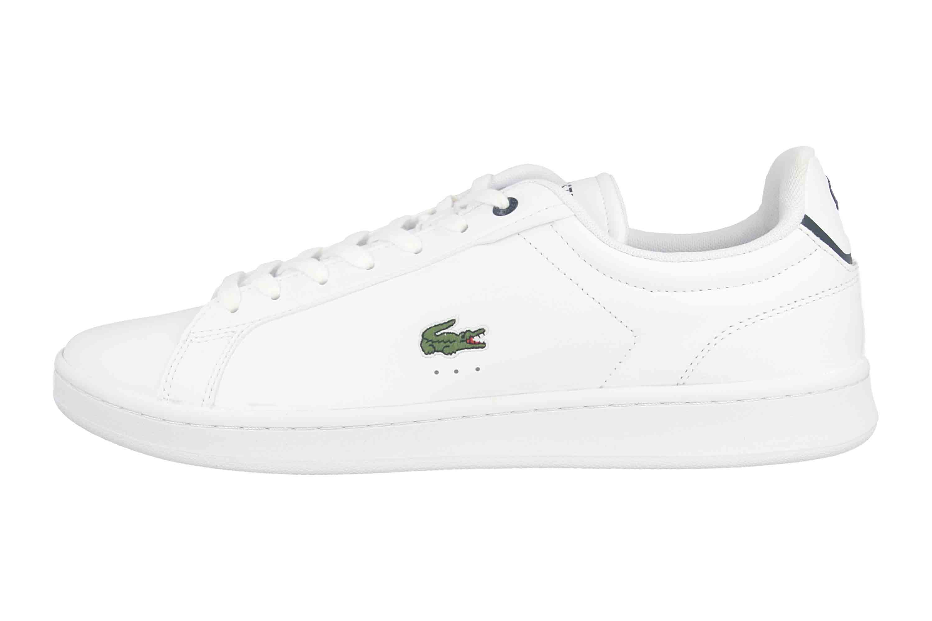 Lacoste CARNABY PRO BL23 1 SMA Sneaker in Übergrößen Weiß 45SMA0110042 große Herrenschuhe