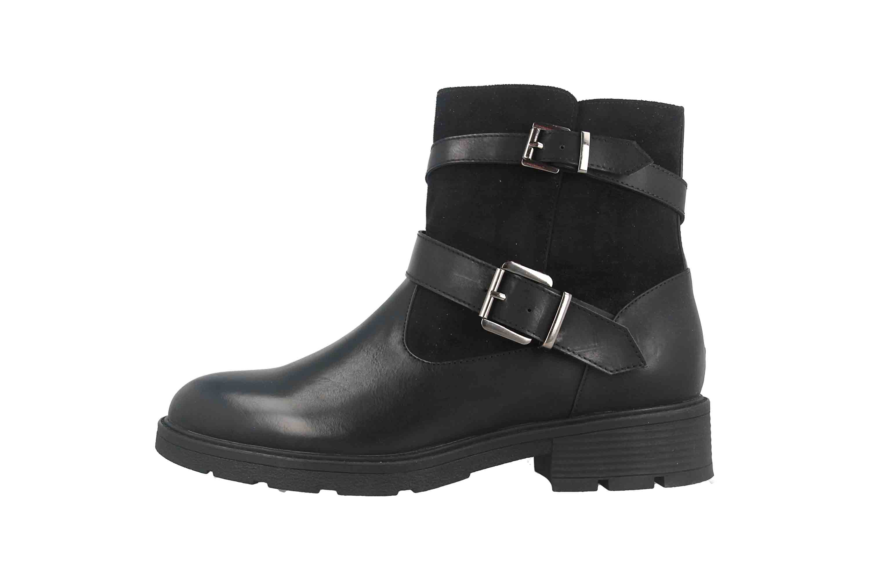 Fitters Footwear Stiefeletten in Übergrößen Schwarz 2237218 Laia Black große Damenschuhe